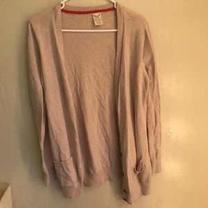 Tan cardigan
